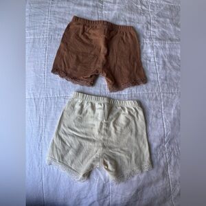 🌈 NORALEE 🌈 CARTWHEEL SHORTS / IVORY MOCHA 6y